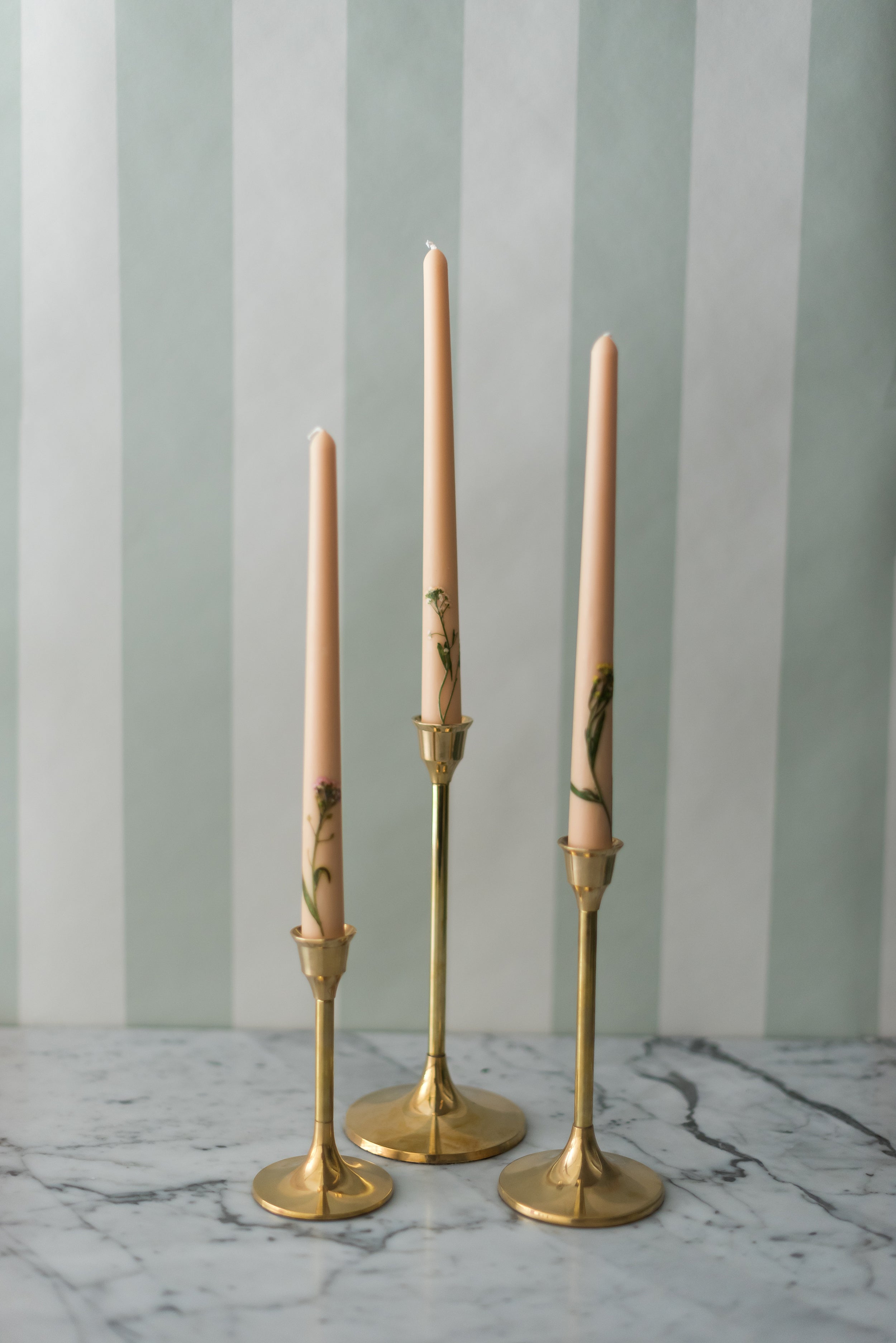 Brass Candle Holders – Galley & Fen