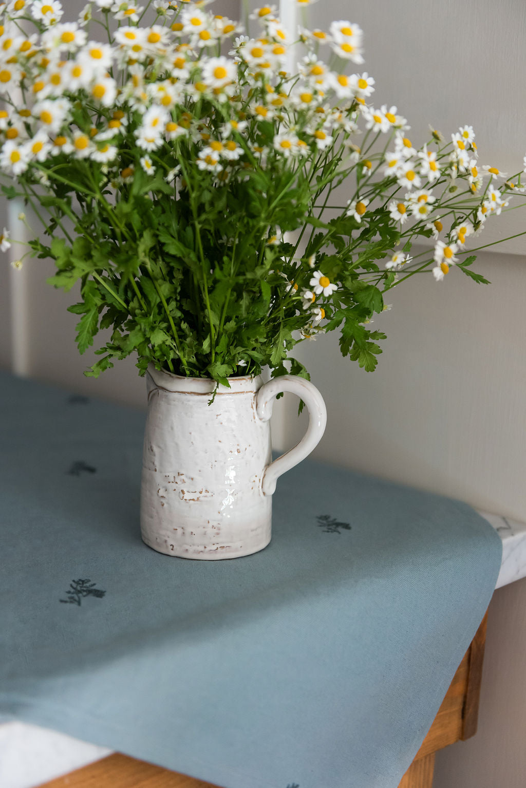 Galley & Fen Fleur Embroidered Tablecloth - Thumbnail 3