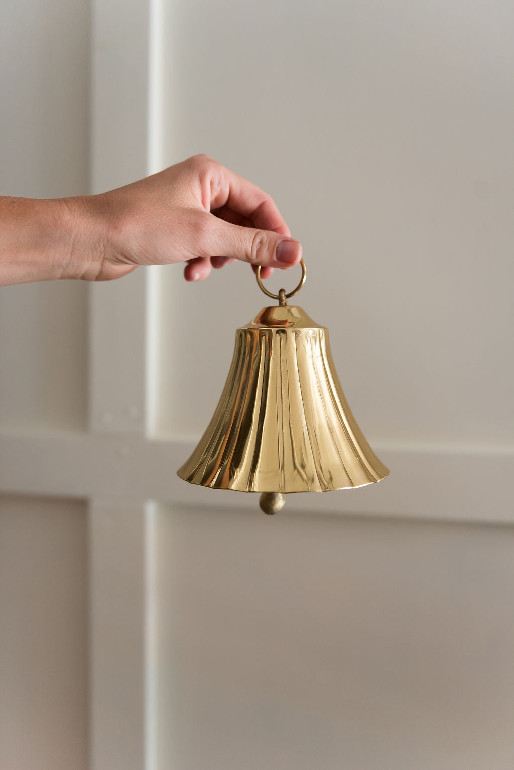 Scalloped Brass Bell - Thumbnail 2