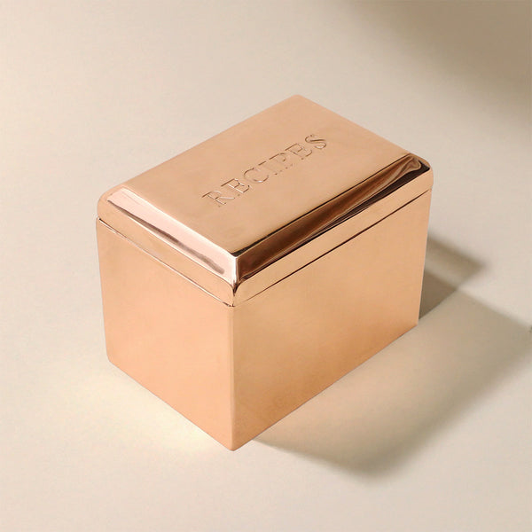 Copper Recipe Box – Galley & Fen