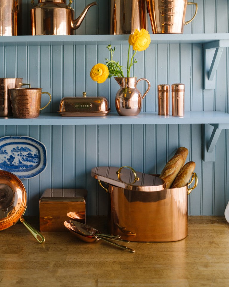 Copper Bread Box with Brass Handles – Galley & Fen